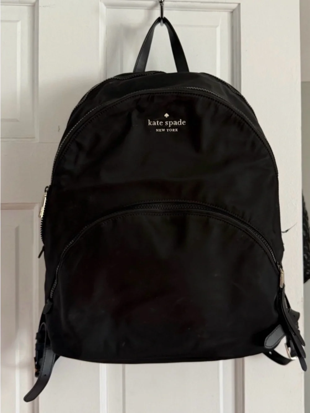 kate spade Black Nylon Laptop Backpack